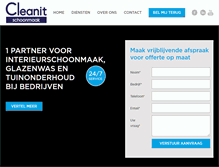 Tablet Screenshot of clean-it.be